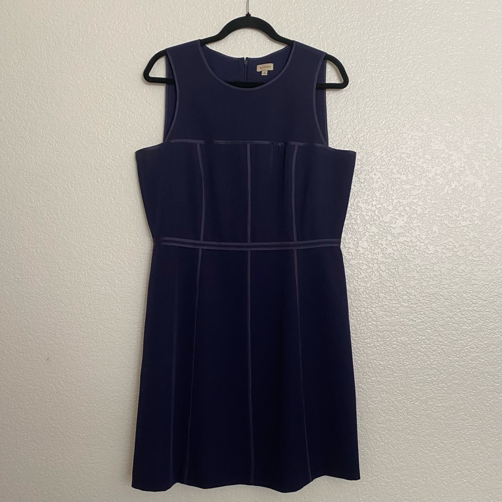Simple Navy Blue Dress